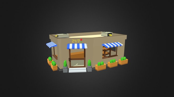 Flower Shop - Game Asset 3D Model