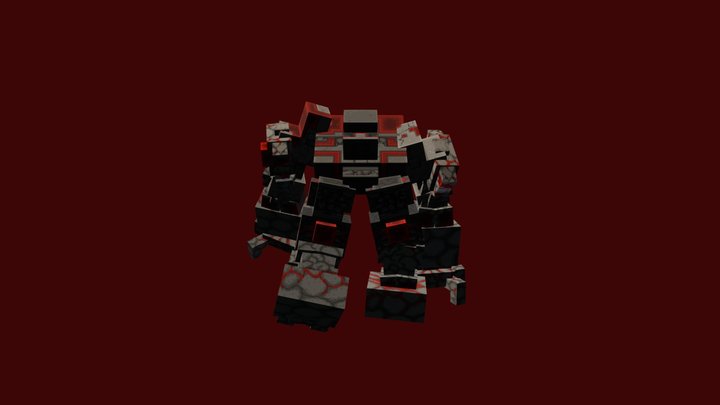 Redstone abomination 3D Model