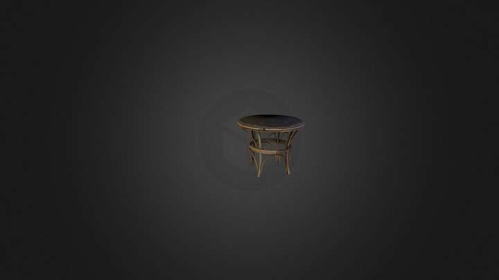 Coffe Table V2 3D Model