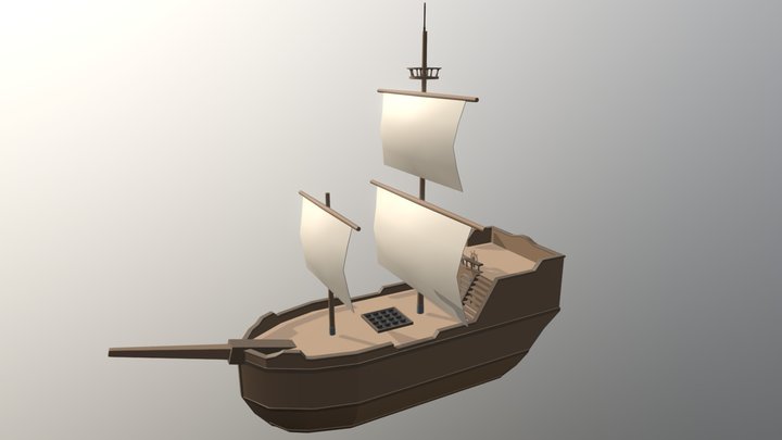 Modular Ship 3D Model