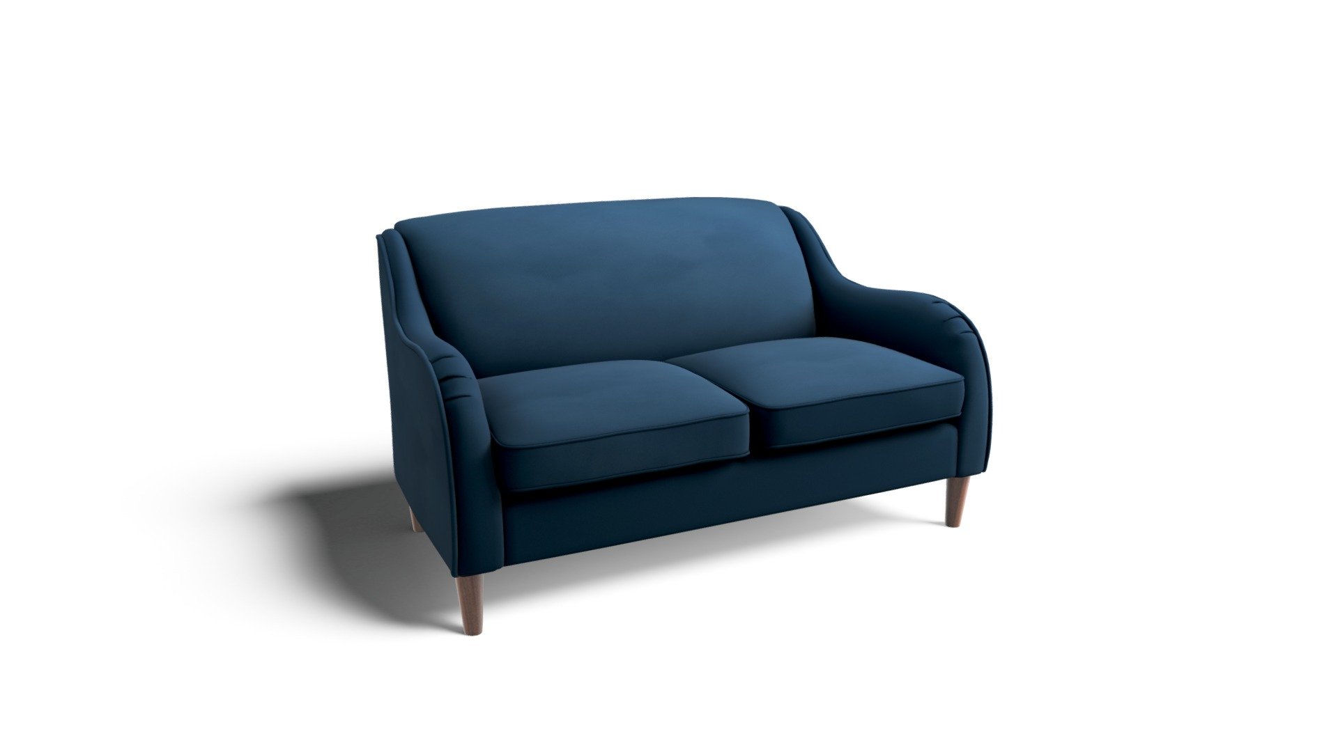 Helena 2 Seater Sofa, Plush Teal Velvet