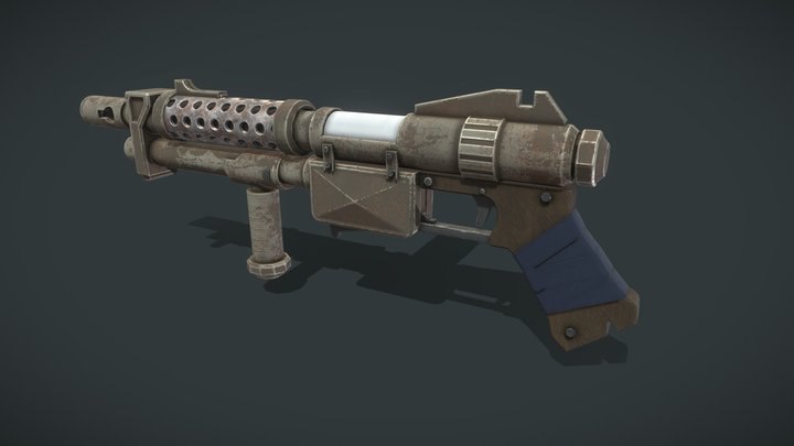 Shotgun - Scrap Gun 3D Model