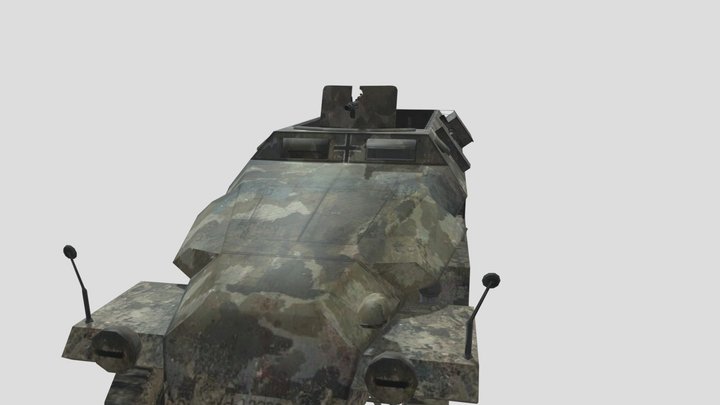 SDKFZ 251 3D Model
