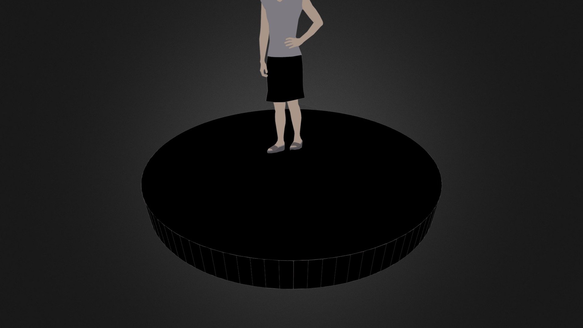 Rolling Round Deck +10' - Code:DECKRND9D — Sketchfab embed 3D viewer
