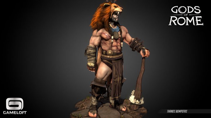 Hercules - Gods of Rome 3D Model