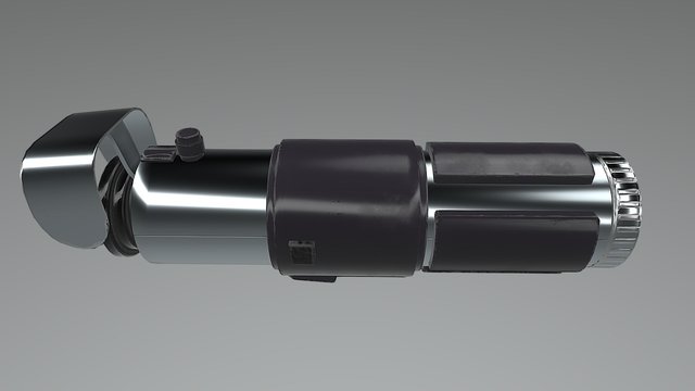 Yoda's Lightsaber 3D Model