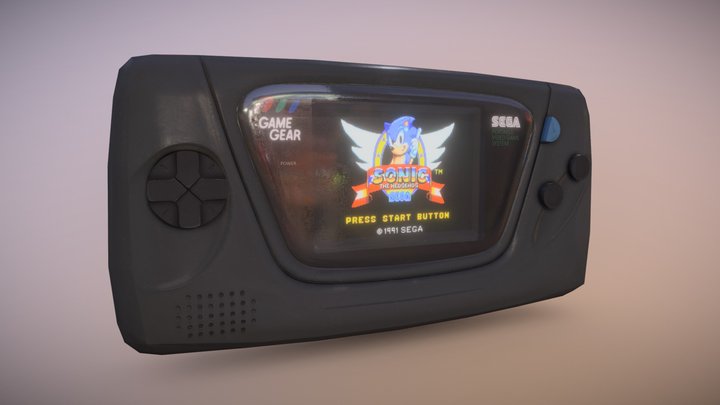 Sega Game Gear 3D Model