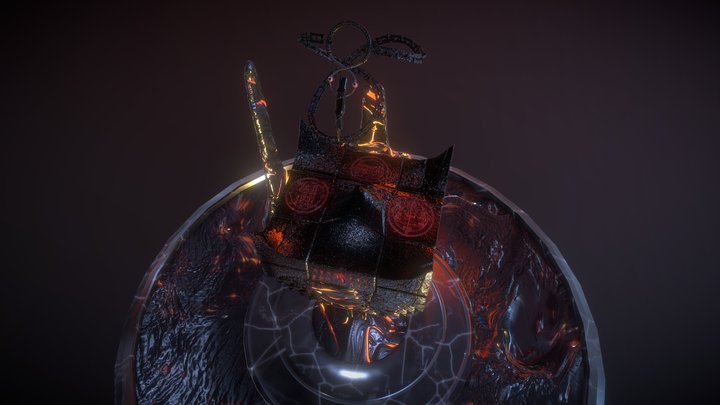Necrotic Amulet 3D Model