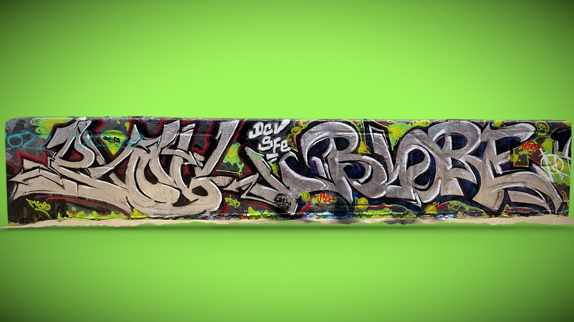 Graffiti Wall at Venice Beach, CA