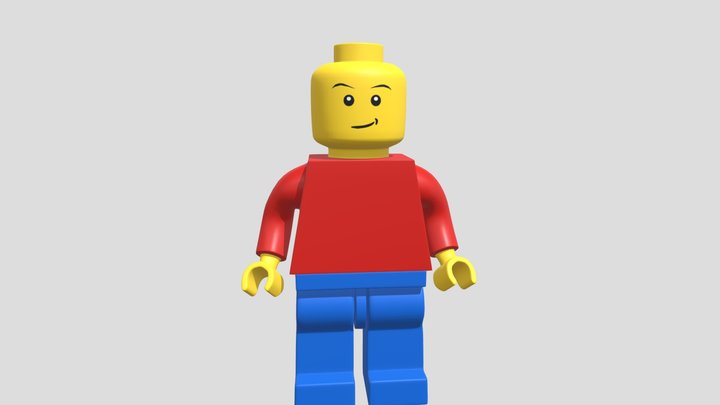 Lego Figure 3D Model