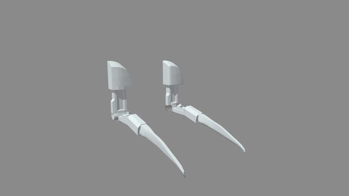 Connor Mc Lauchlan Mech Arm Right 3D Model