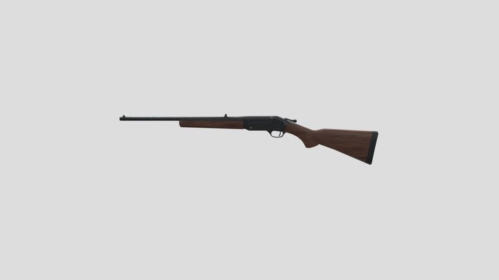 Single Shot Rifle 3D Model