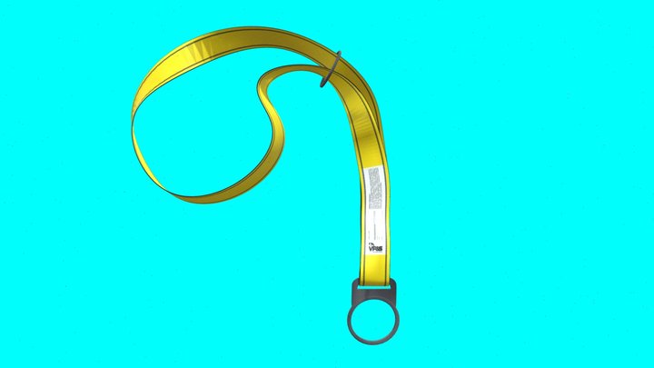 Anchorage Connector for Safety Harness 3D Model