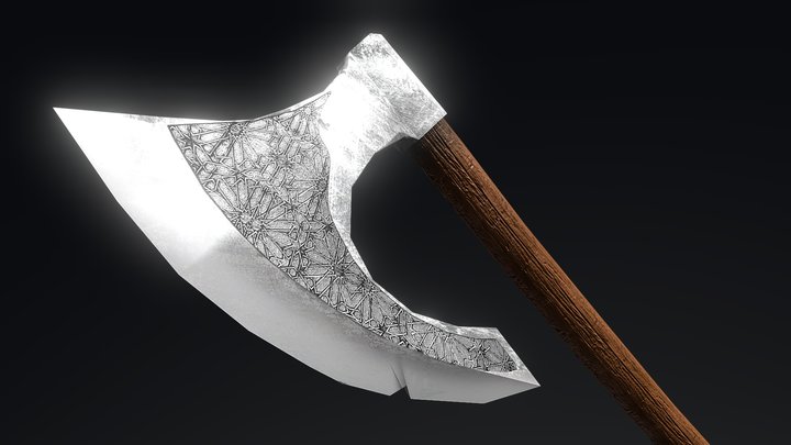 Viking Axe 3D Model