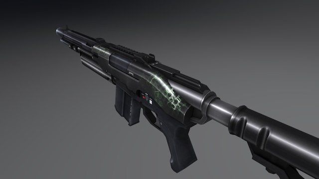 Shot Gun Jackal 3D Model