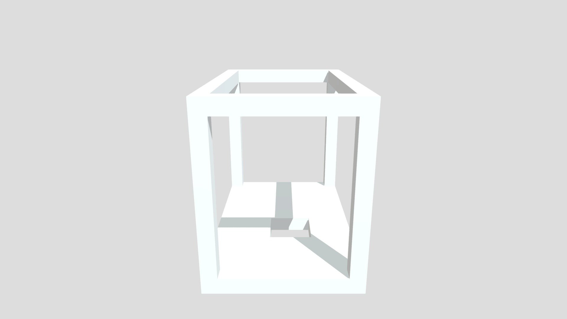 Car 3d model top