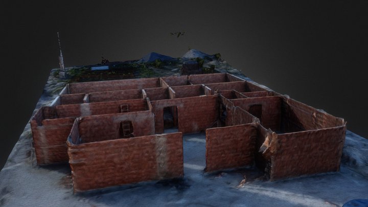 Brick_House_Construction_site 3D Model