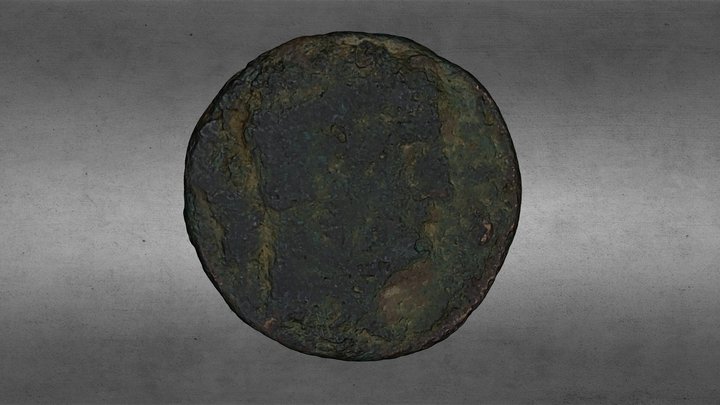 Moneda Celtibérica 3D Model