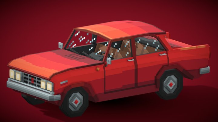 Moskvich 408 3D Model