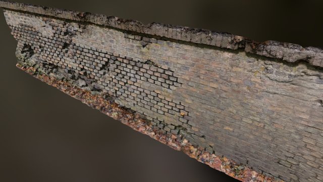 Brick wall 3 3D Model