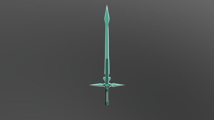 Kirito sword 2 3D Model