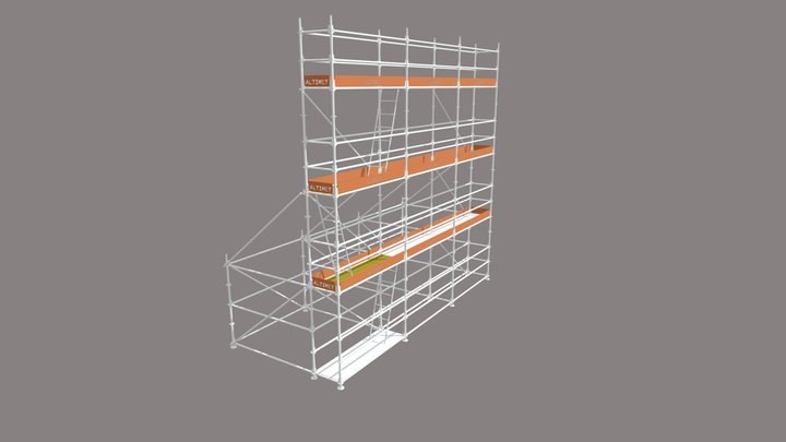FACHADA 7_71 X 0_73 X 6 + RING Y ANTIVUELCO 3D Model