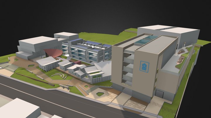 ANTEPROYECTO  CAMPUS SEDE NORTE UNIMAYOR 3D Model