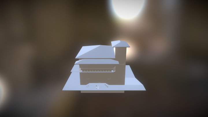 Maquete casa teste 3D Model