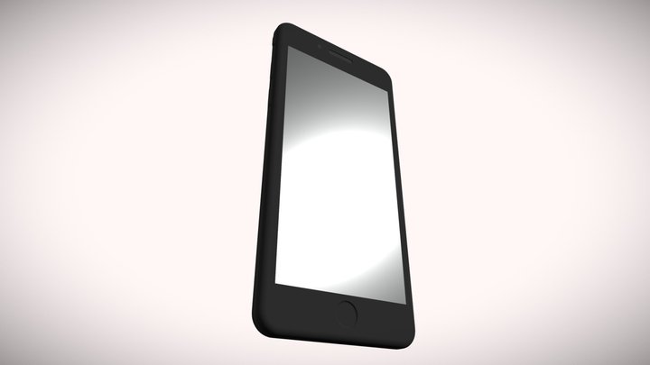 iPhone 8 Black 3D Model