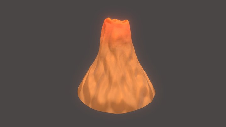 Cartoon Volcano – Modello 3D gratuito STL