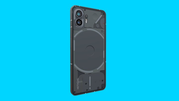 Nothing Phone 2 Two Back 3D Model
