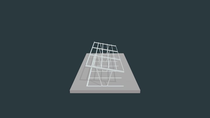 Carport_biposte_kit 3D Model