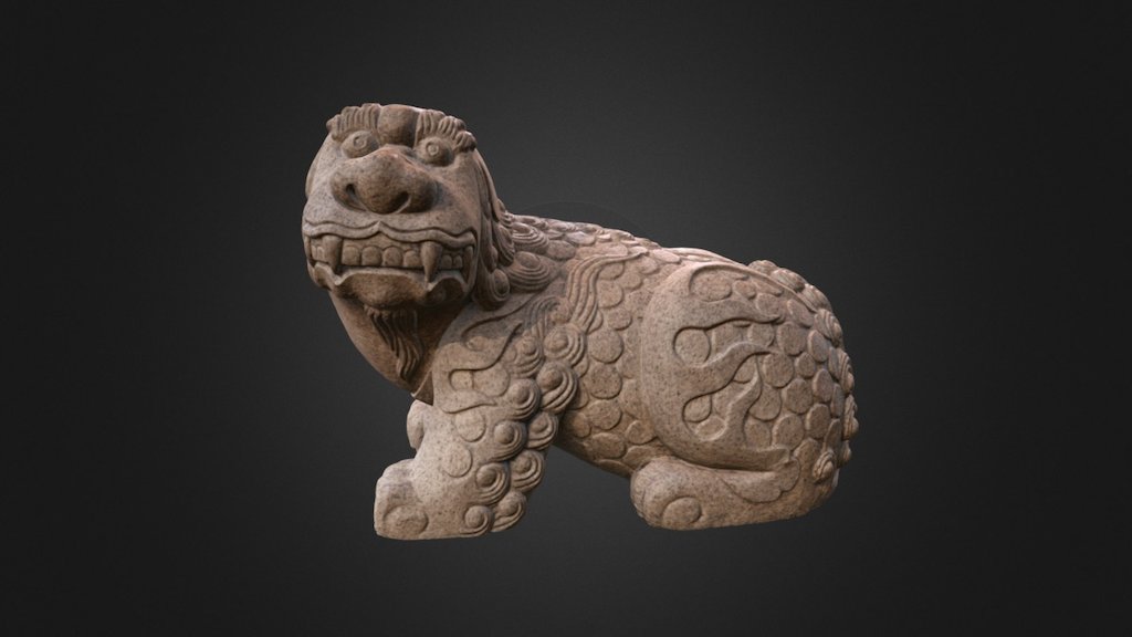 Haetae (Korean Foo Dog statue) - 3D model by Fahad Alneama (@fahad ...