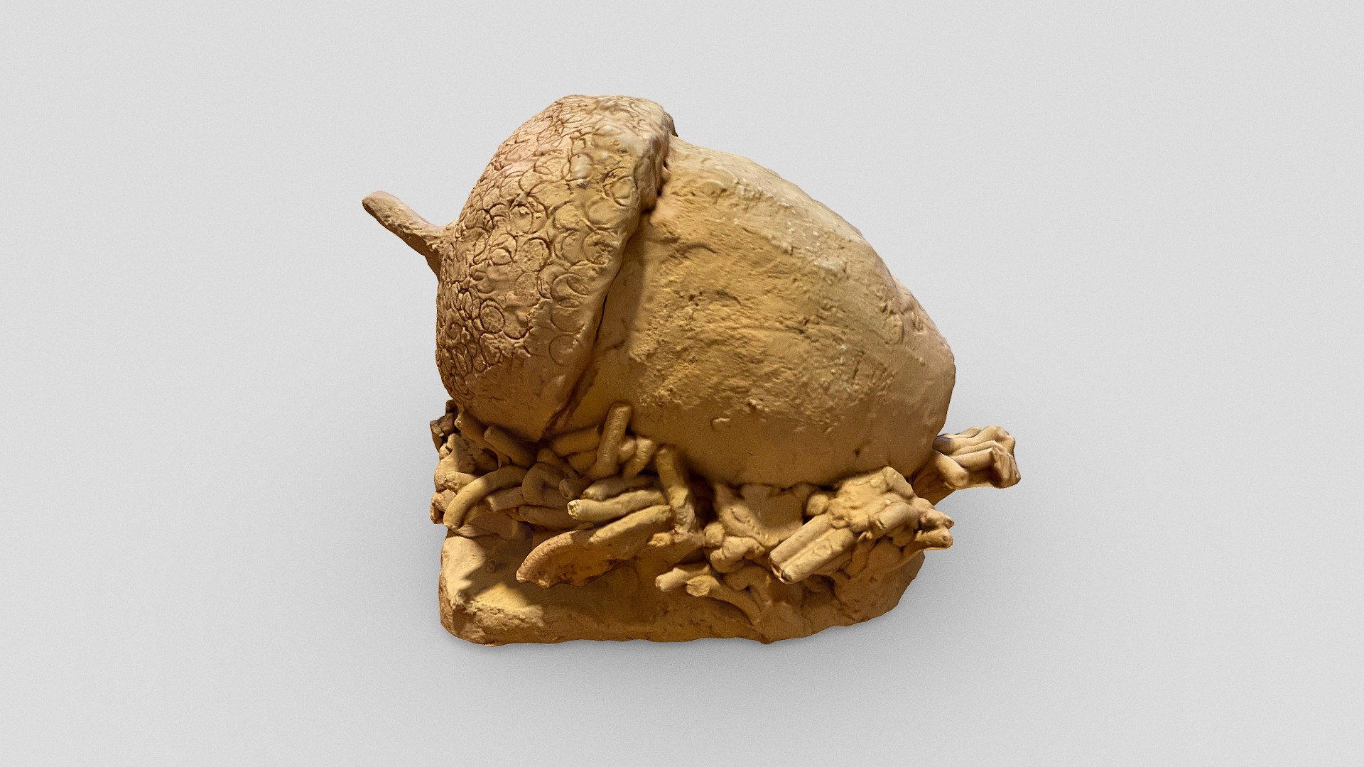 Clay model - acorn