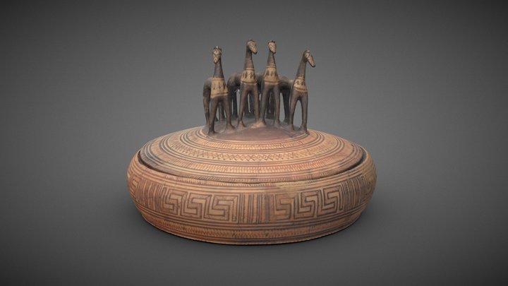 Pyxis With Lid 3D Model