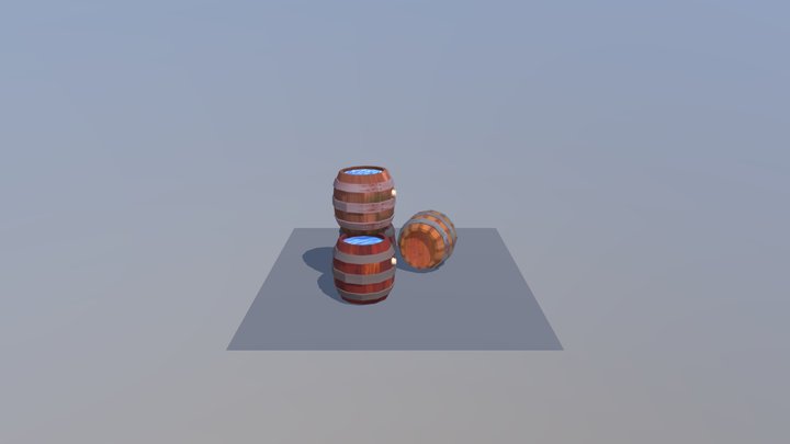 Barrels 3D Model