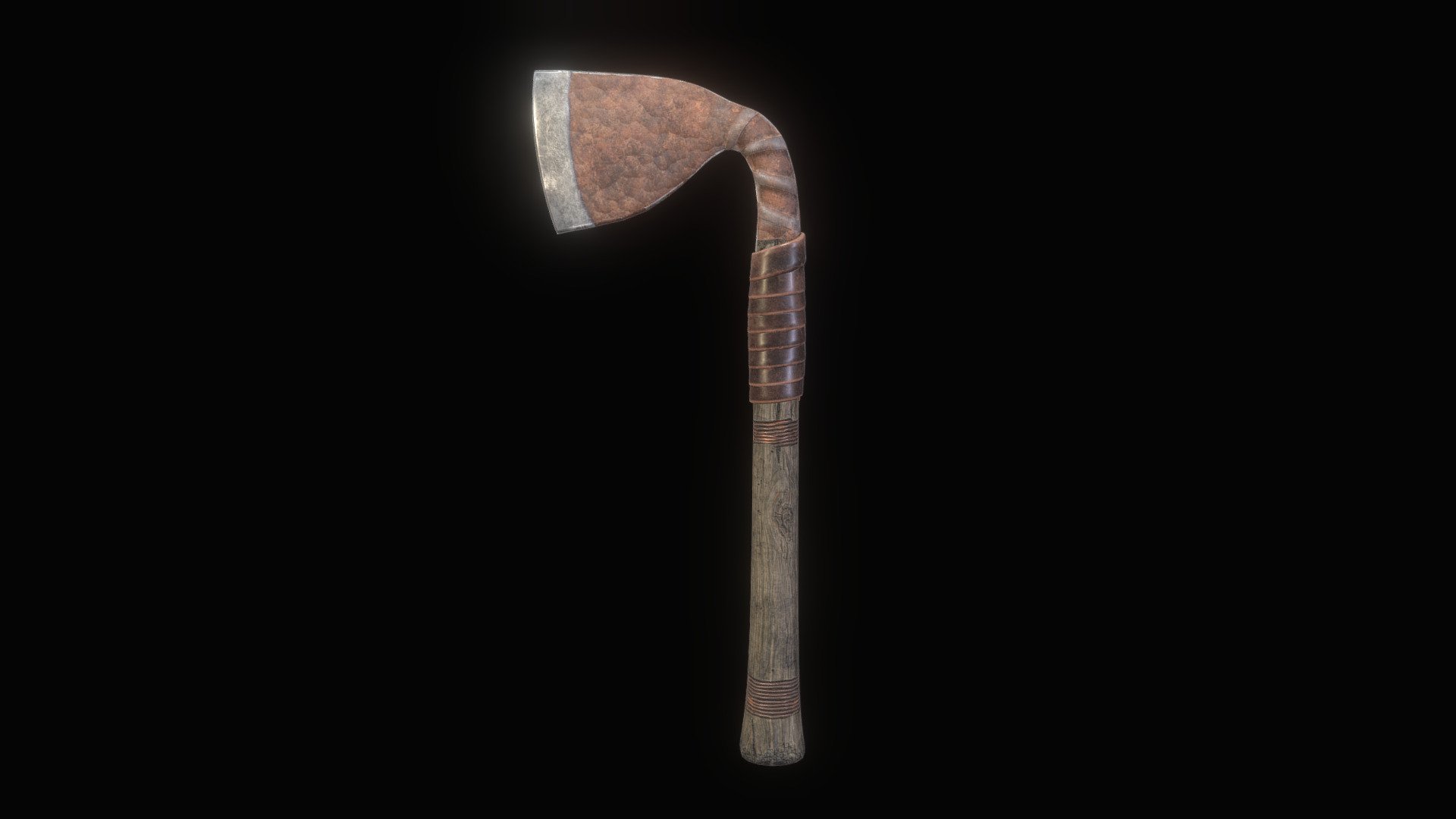 Post Apoc Rebar Hatchet 3D model by excelapocalypse [f1fe162] Sketchfab