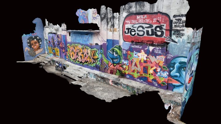 Street art in Getsemani 3D Model
