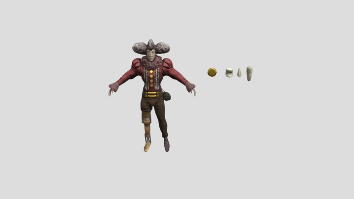 PBR-Textured Male Character 3D Model