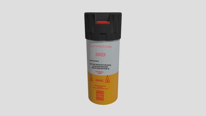 Pepper Spray 3D Model