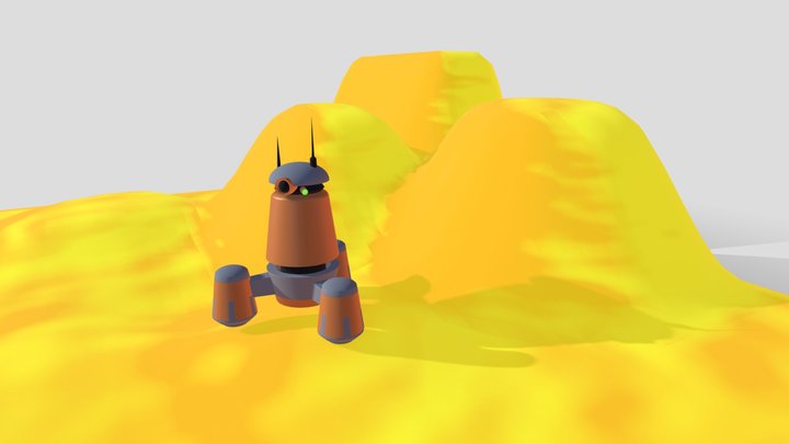 R-8009 utility droid 3D Model