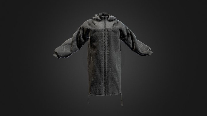 Long Hoodie 3D Model
