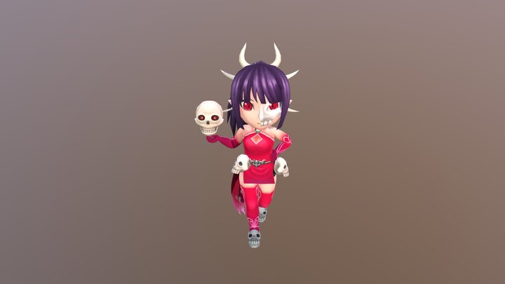 白骨精 3D Model