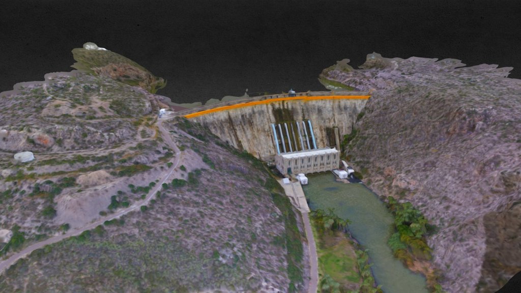 PRESA LA BOQUILLA, Chihuahua, MEXICO - 3D model by INSA MEXICO ...
