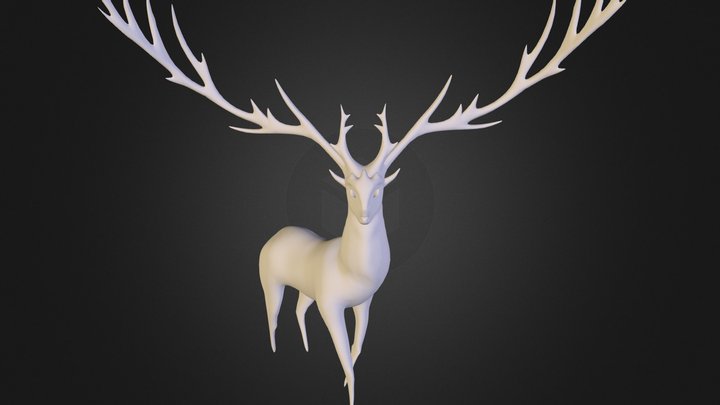 Realistic Xerneas  3D Model
