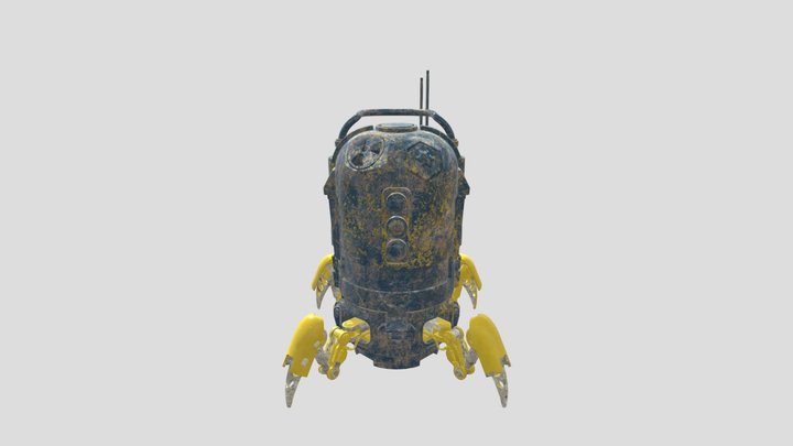 3d bot by tajinder singh 3D Model