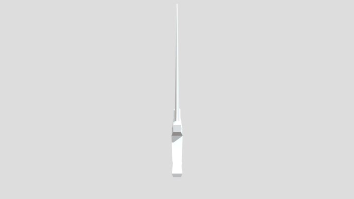 Sci Fi Sword 3D Model