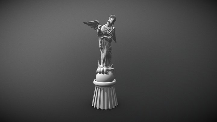 Virgen del Panecillo 3D Model