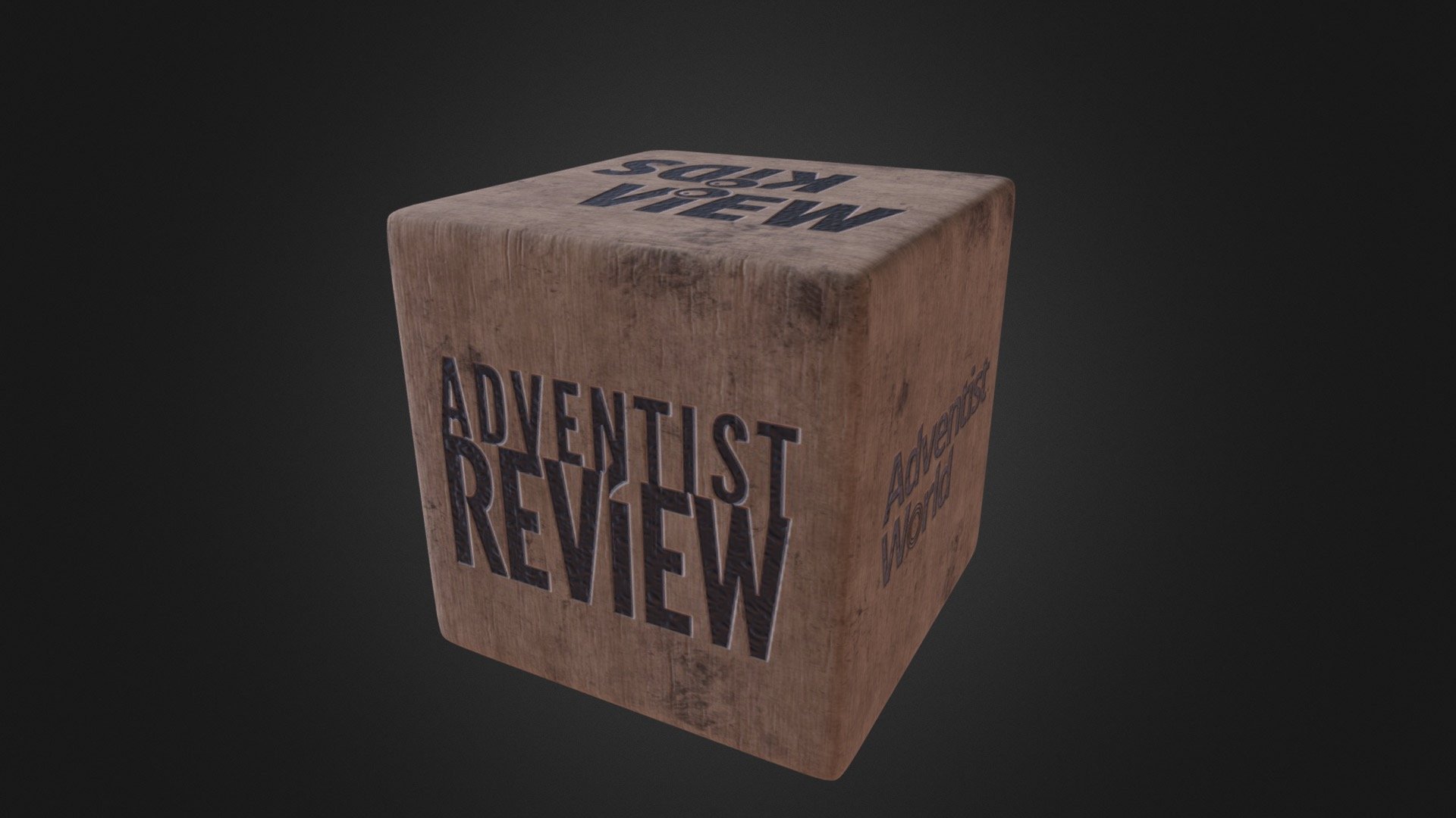 Adventist Review Ministries - Wooden Cube