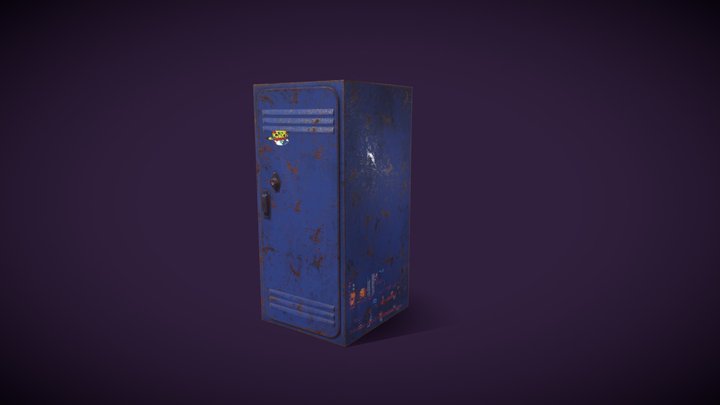 Abandoned Locker 3D Model